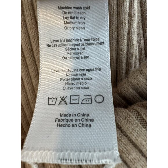 Lunya Women’s Cozy Cotton Silk Ribbed Legging Calm Tan Size XL - Picture 8 of 8